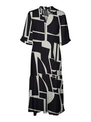 Vero Moda женское платье 10308001*02, черный/натурально-белый 5715518321312 цена и информация | Платья | 220.lv