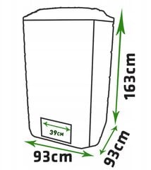 GoodMajster komposta kaste, 1260 l cena un informācija | Komposta kastes un āra konteineri | 220.lv