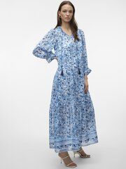 Vero Moda женское платье 10303746*02, белый/синий 5715513379813 цена и информация | Платья | 220.lv