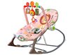 Guļamkrēsls ar skaņām un vibrāciju Lean Toys, pink, 66 cm x 47,5 cm x 43 cm цена и информация | Bērnu šūpuļkrēsliņi | 220.lv