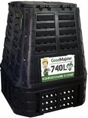 GoodMajster komposta kaste, 740 l cena un informācija | Komposta kastes un āra konteineri | 220.lv