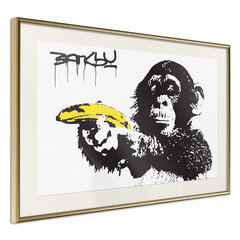 Prece ar bojātu iepakojumu. Plakāts - Banksy: Banana Gun I cena un informācija | Mājas interjera preces ar bojātu iepakojumu | 220.lv