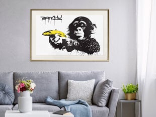 Prece ar bojātu iepakojumu. Plakāts - Banksy: Banana Gun I цена и информация | Товары для интерьера с поврежденной упаковкой | 220.lv