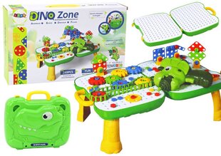 Konstruktors čemodānā Lean Toys, Dino Zone, 249 d. cena un informācija | Konstruktori | 220.lv