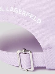 Beisbola cepure Karl Lagerfeld K/Ikonik 2.0 Cap Pastel Lilac 545009955 cena un informācija | Sieviešu cepures | 220.lv