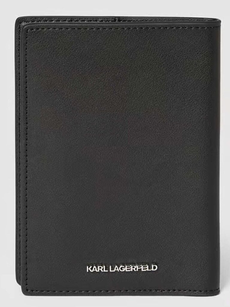 Kredītkaršu maks Karl Lagerfeld K/ikonik 2.0 Leather Black 545009762 cena un informācija | Vīriešu maki, karšu maki | 220.lv