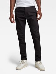 Брюки G-STAR Bronson 2.0 Slim Chino Dark Black 32' цена и информация | Мужские брюки | 220.lv