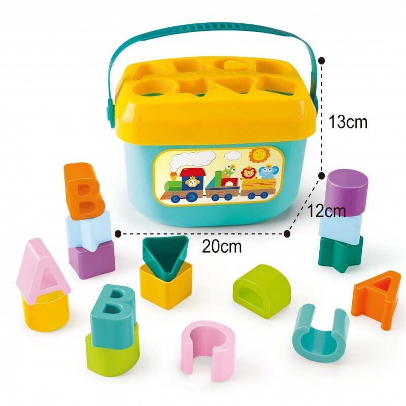 Bloku šķirotājs Woopie 2in1 цена и информация | Rotaļlietas zīdaiņiem | 220.lv