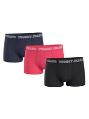 Боксеры Tommy Hilfiger Varsity 3P Trunk Dtm Twilight/Laser Pink/Black цена и информация | Мужские трусы Nek, черные | 220.lv