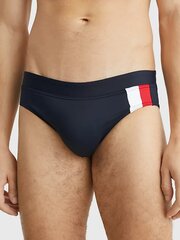 Tommy Hilfiger peldbikses vīriešiem Signature Tape Brief 545664206, zilas cena un informācija | Peldšorti, peldbikses | 220.lv