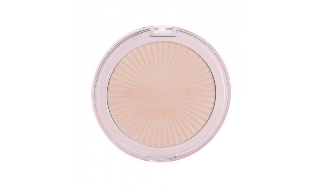 Powder Makeup Revolution Skin Kiss Highlighter, Golden Kiss, 15 g cena un informācija | Grima bāzes, tonālie krēmi, pūderi | 220.lv