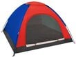 Tūristu telts 4 personām Iso, sarkans cena un informācija | Teltis | 220.lv
