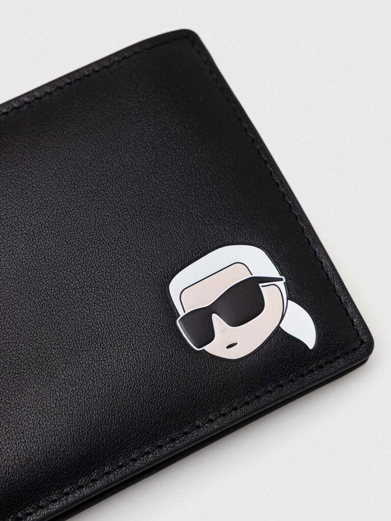 Maks sievietēm Karl Lagerfeld K/Ikonik 2.0 Bifold Black 545010785 цена и информация | Sieviešu maki, karšu maki | 220.lv