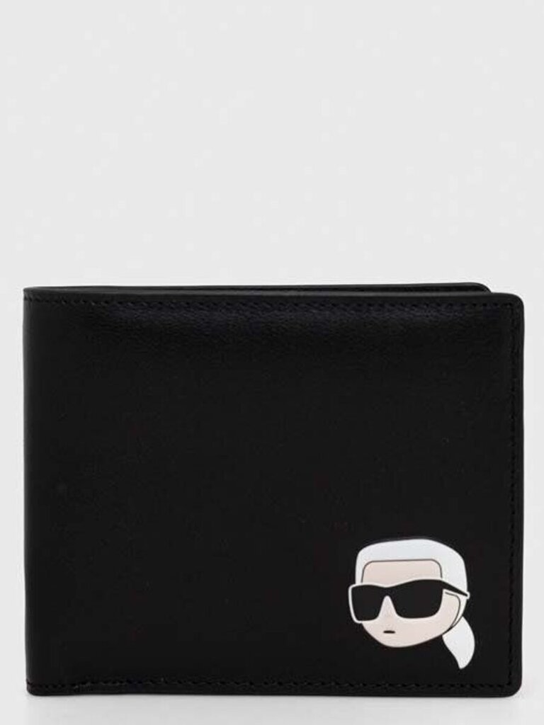 Maks sievietēm Karl Lagerfeld K/Ikonik 2.0 Bifold Black 545010785 цена и информация | Sieviešu maki, karšu maki | 220.lv