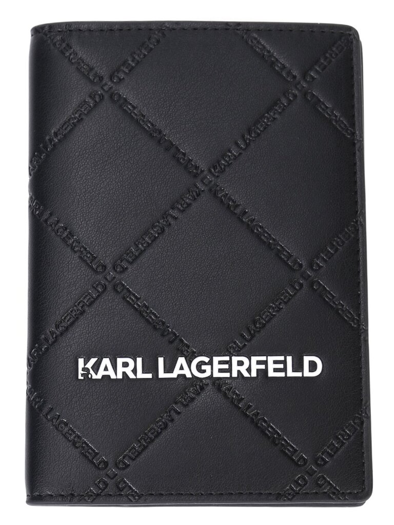 Pases vāciņš Karl Lagerfeld K/skuare Embossed Black 545010803 cena un informācija | Sieviešu maki, karšu maki | 220.lv