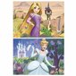 2 Pužļu komplekts Disney Princess Cinderella and Rapunzel 48 gab cena un informācija | Puzles, 3D puzles | 220.lv