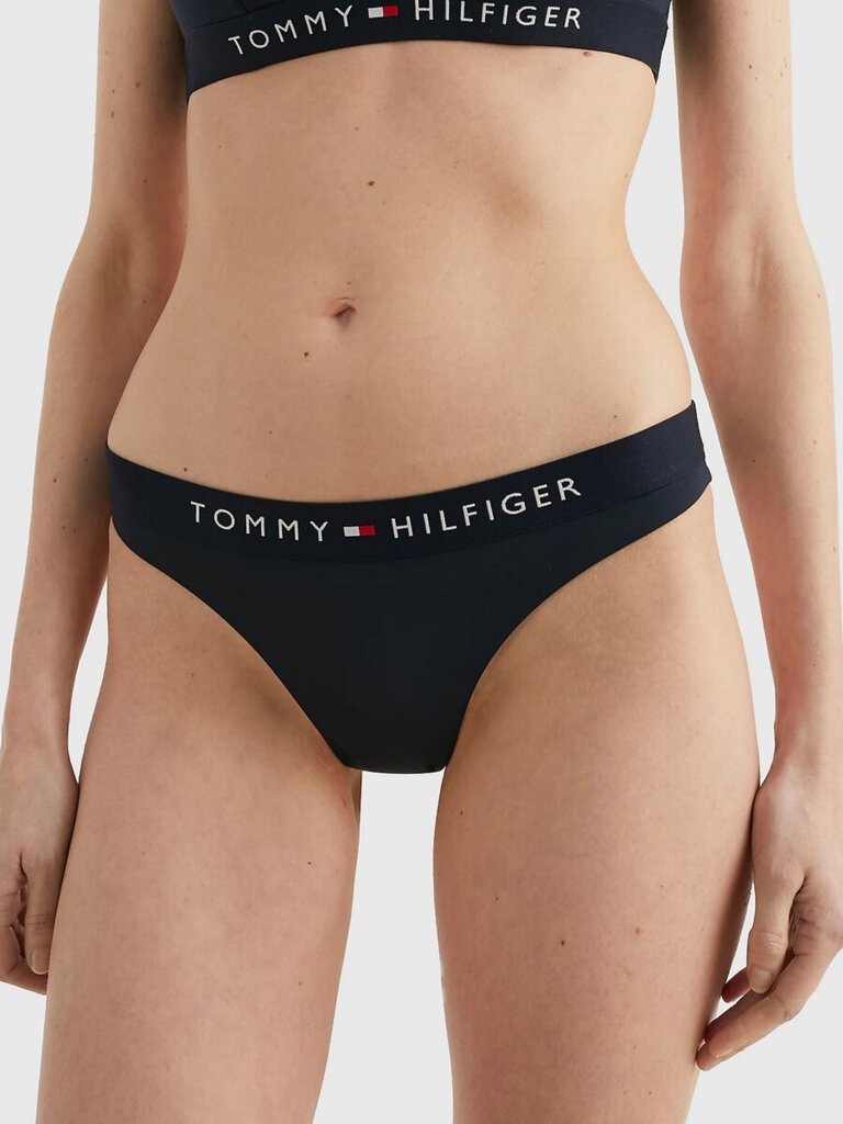 Tommy Hilfiger peldbikses sievietēm Original Cheeky Fit Brazilian Bikini 545664311, zilas cena un informācija | Peldkostīmi | 220.lv