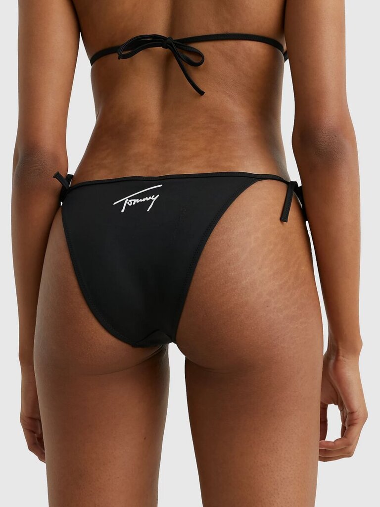 Tommy Hilfiger peldbikses sievietēm Signature Side Tie Cheeky Bikini 545664387, melnas цена и информация | Peldkostīmi | 220.lv