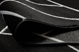 бегун EMERALD эксклюзивный 7543 гламур, стильный геометричес черный / бряный 100 cm цена и информация | Ковры | 220.lv