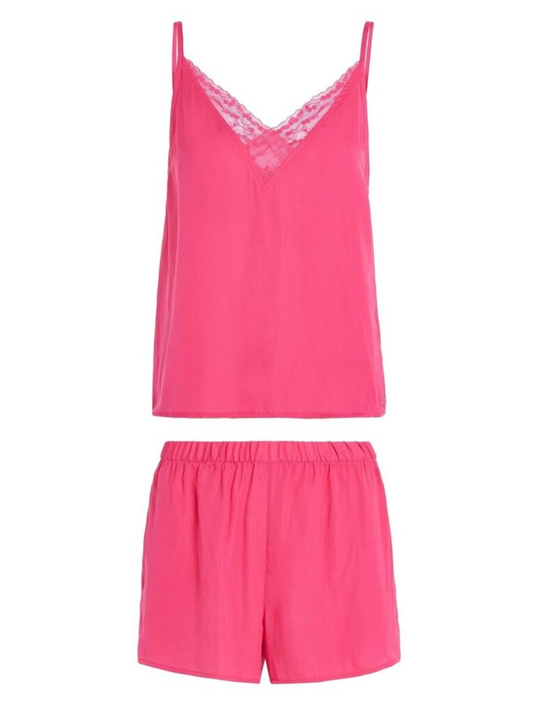 Tommy Hilfiger pidžama sievietēm Cami & Short Hot Magenta 545664234, rozā цена и информация | Naktskrekli, pidžamas | 220.lv