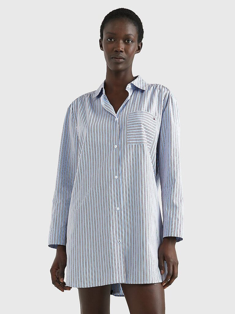 Tommy Hilfiger naktskrekls sievietēm Shirt Nola Stripe Vessel 545664228, zils цена и информация | Naktskrekli, pidžamas | 220.lv