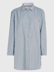 Ночная сорочка TOMMY HILFIGER Shirt Nola Stripe Vessel Blue цена и информация | Женские пижамы, ночнушки | 220.lv