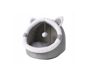 Лежак для кошки Regmag, 40x40x50 см, серый/белый цена и информация | Лежаки, домики | 220.lv
