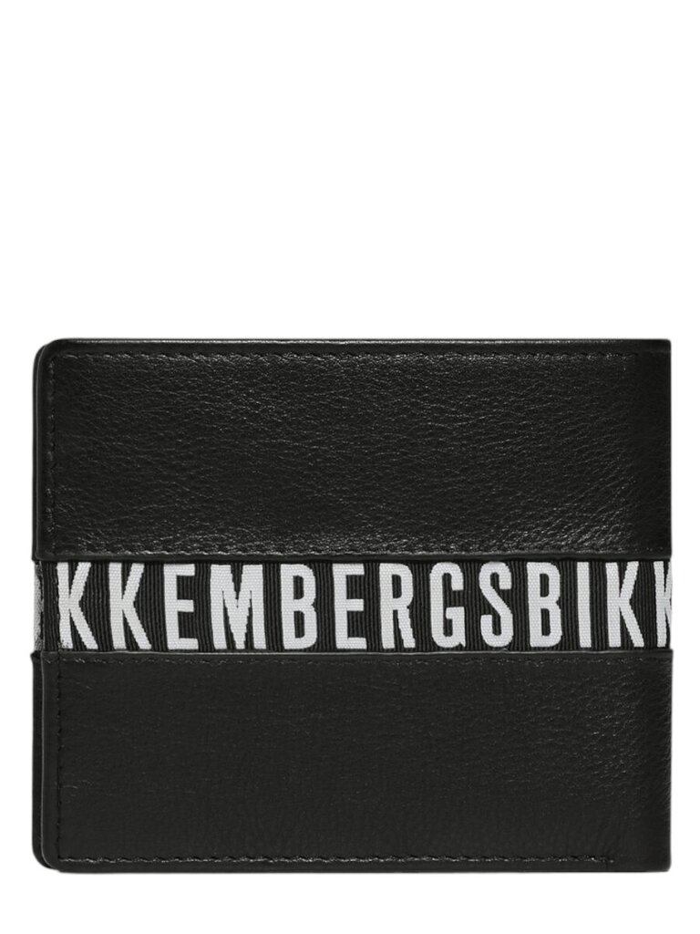 Maks vīriešiem Bikkembergs Black 545010857 cena un informācija | Vīriešu maki, karšu maki | 220.lv