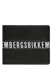Maks vīriešiem Bikkembergs Black 545010857 cena un informācija | Vīriešu maki, karšu maki | 220.lv