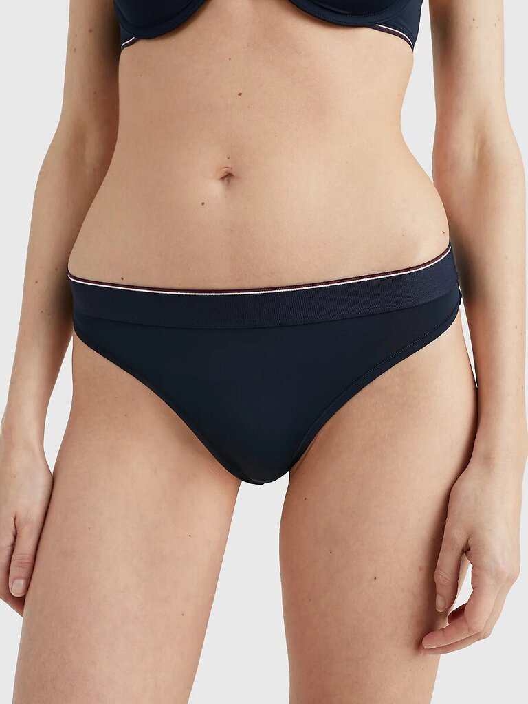 Tommy Hilfiger biksītes sievietēm Signature Tape Briefs 545665576, zilas цена и информация | Sieviešu biksītes | 220.lv