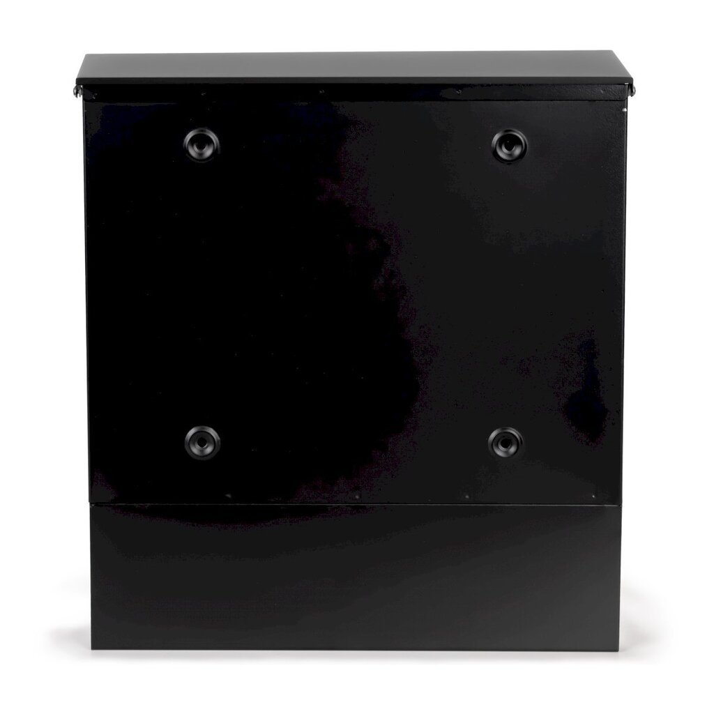 Pasta kastīte ar avīžu turētāju, melna, 3,5 kg цена и информация | Pastkastītes, mājas numuri | 220.lv