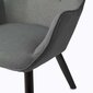 Krēsls ar kāju balstu, pelēks cena un informācija | Atpūtas krēsli | 220.lv