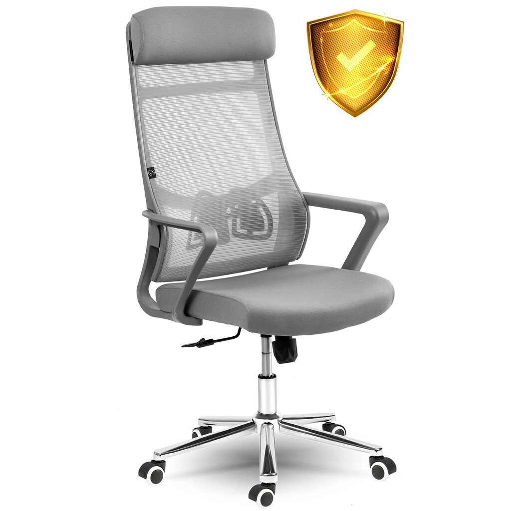 Biroja krēsls ar mikrofonu, Sofotel Brema, pelēks цена и информация | Biroja krēsli | 220.lv