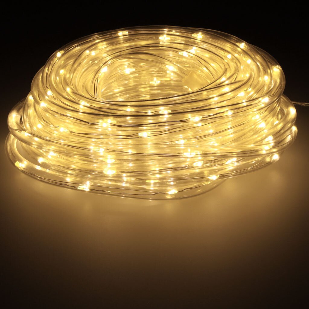 LED gaisma, silti balta, 10 m cena un informācija | Ziemassvētku lampiņas, LED virtenes | 220.lv