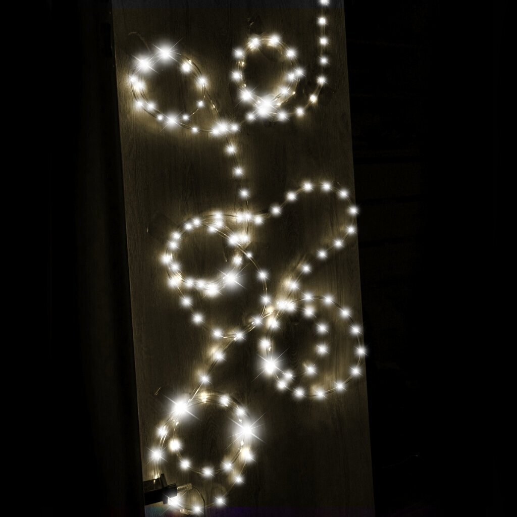 LED gaisma, vēsā baltā krāsā, 10 m цена и информация | Ziemassvētku lampiņas, LED virtenes | 220.lv