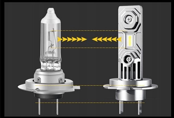 Kvēlspuldzes Led H7 bez adapteriem 300% vairāk gaismas cena un informācija | Auto spuldzes | 220.lv