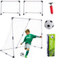 Bērnu futbola vārti, 2in1, 2 x 110 cm x 70 cm цена и информация | Futbola vārti un tīkls | 220.lv