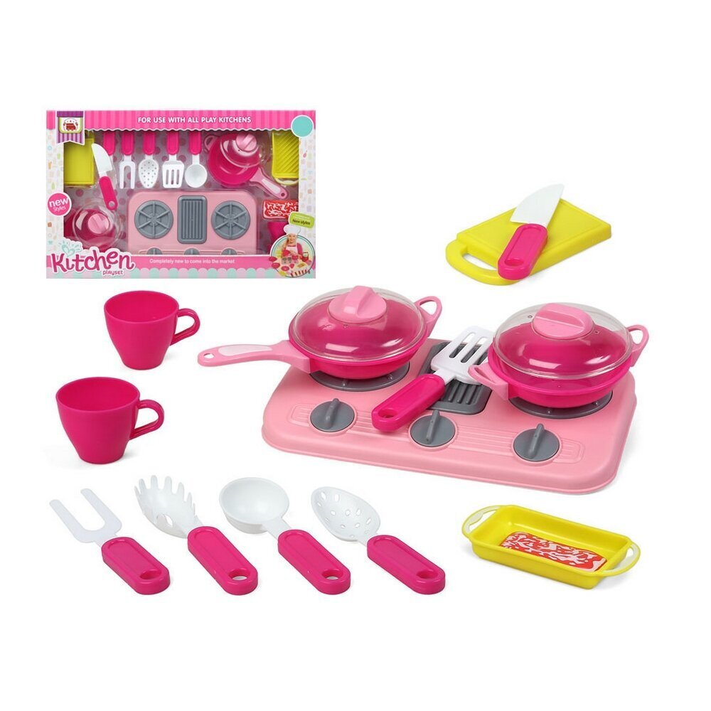 Virtuves rotaļlietu komplekts, rozā​​​​​​ cena un informācija | Rotaļlietas meitenēm | 220.lv