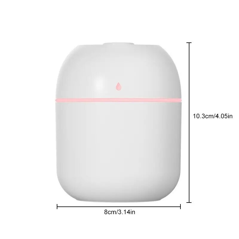 USB portatīvais mitrinātājs mājās, 220 ml cena un informācija | Gaisa mitrinātāji | 220.lv