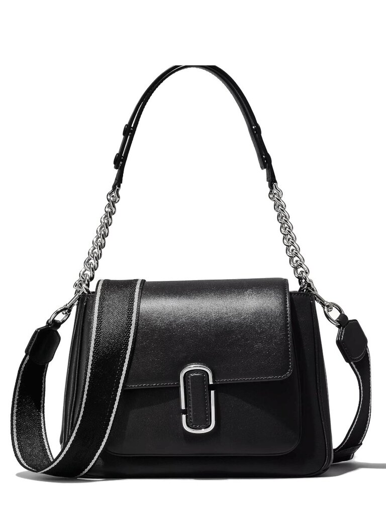 Soma sievietēm Marc Jacobs The Chain Satchel Black 531262301 cena un informācija | Sieviešu somas | 220.lv