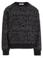 Calvin Klein svitšots zēniem Glow In The Dark Aop Crewneck 520883612, melns cena un informācija | Zēnu jakas, džemperi, žaketes, vestes | 220.lv