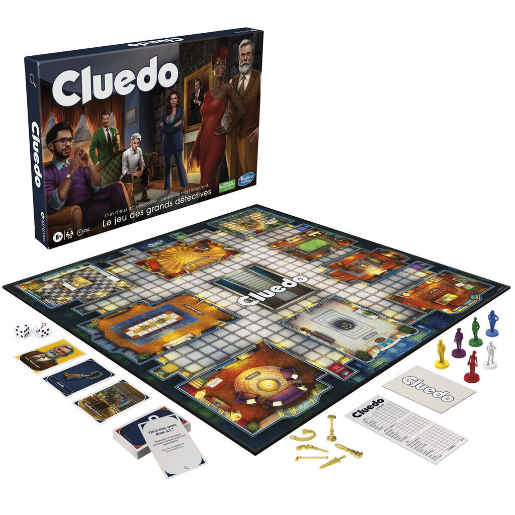 Galda spēle Hasbro Cluedo, FR cena un informācija | Galda spēles | 220.lv