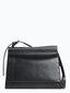 Soma sievietēm Calvin Klein Metal Edge Shldr Bag Md W/ Flap Black 545010497 cena un informācija | Sieviešu somas | 220.lv