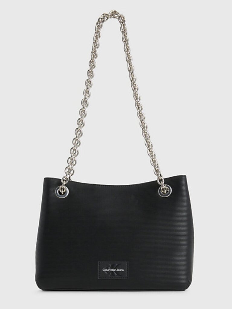 Soma sievietēm Calvin Klein Sculpted Shoulder Bag24 Chain Black 545010461 cena un informācija | Sieviešu somas | 220.lv