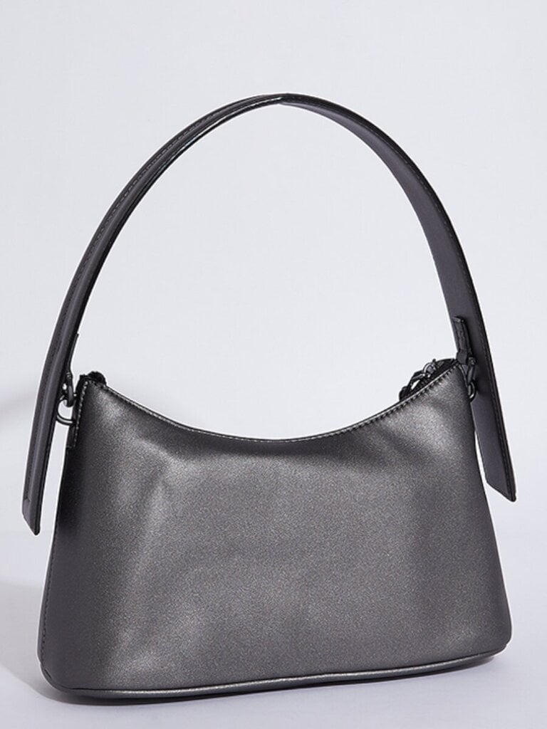 Soma sievietēm Calvin Klein Ck Natural Shoulder Bag-Gunmetal 545010499 cena un informācija | Sieviešu somas | 220.lv
