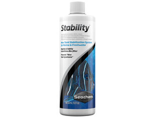 Seachem Stability 500ml - biostarter - baktērijas cena un informācija | Akvāriji un aprīkojums | 220.lv