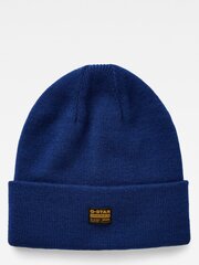 Cepure vīriešiem G-Star Effo Long Beanie Blue 560022351 cena un informācija | Vīriešu cepures, šalles, cimdi | 220.lv