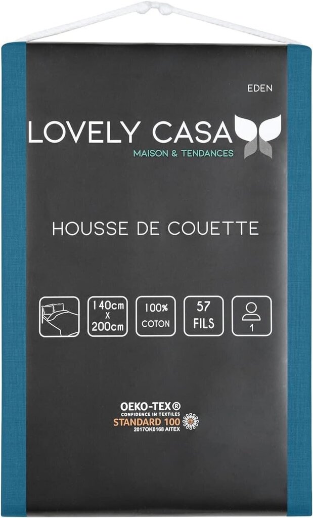 Lovely Casa segas pārvalks Lovely Eden, 140x200 cm cena un informācija | Gultas veļas komplekti | 220.lv