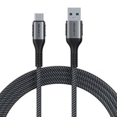 USB-A to USB-C cable Lention 6A, 1m (black) цена и информация | Кабели для телефонов | 220.lv