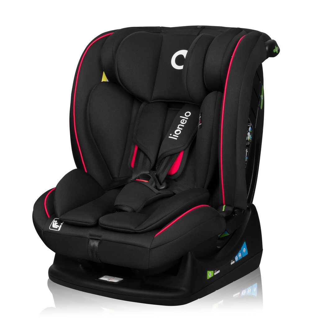 Autokrēsliņš Lionelo Aart I-size, 0 -36 kg, Black Carbon Red cena un informācija | Autokrēsliņi | 220.lv